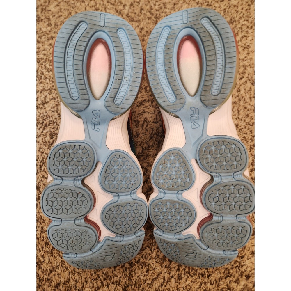 Fila Memory Hyper Split Tie Dye Multi Color Sneak… - image 8